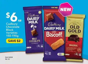 Ritchies Cadbury Chocolate Block offer