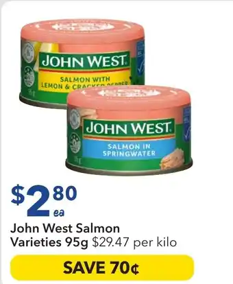 Ritchies John West Salmon offer