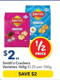 Ritchies Smith's Crackers Varieties offer