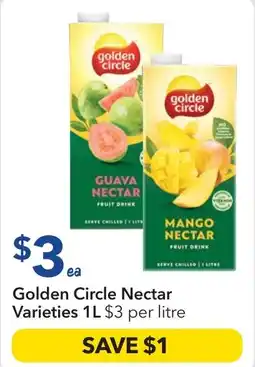 Ritchies Golden Circle Nectar Varieties offer