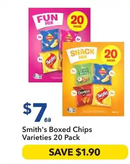 Ritchies Smith's Boxed Chips Varieties offer