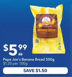 Ritchies Papa Joe's Banana Bread offer