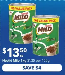 Ritchies Nestlé Milo offer