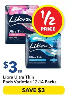 Ritchies Libra Ultra Thin Pads Varieties offer