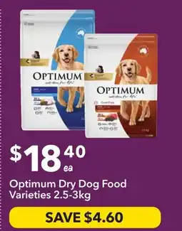 Ritchies Optimum Dry Dog Food Varieties offer
