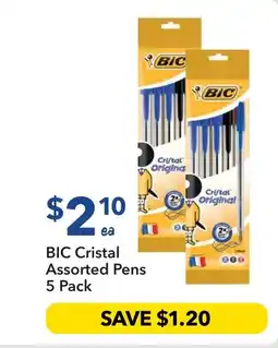 Ritchies BIC Cristal Assorted Pens offer