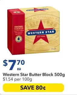Ritchies Western Star Butter Block offer