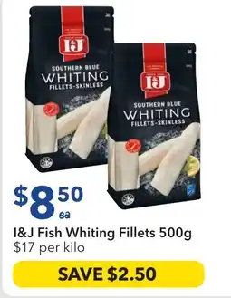 Ritchies I&J Fish Whiting Fillets offer