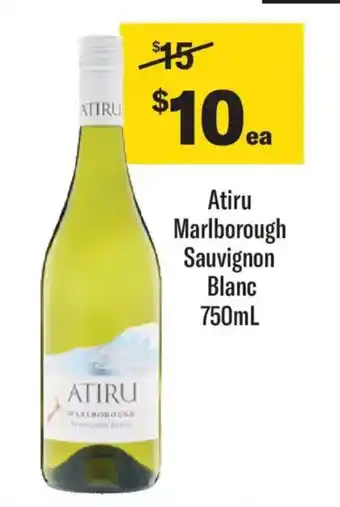 Atiru Marlborough Sauvignon Blanc