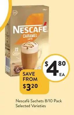 Foodworks Nescafé Sachets offer