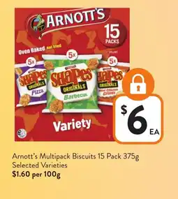 Foodworks Arnott's Multipack Biscuits offer