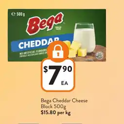 Foodworks Bega Cheddar Cheese Block offer