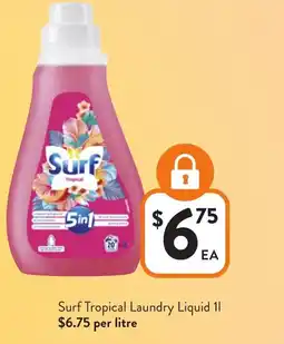 Foodworks Surf Tropical Laundry Liquid offer