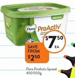 Foodworks Flora ProActiv Spread offer