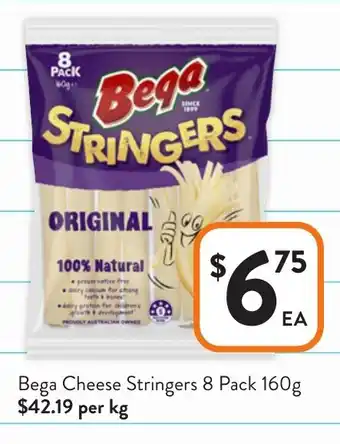 Foodworks Bega Cheese Stringers offer