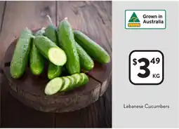 Foodworks Lebanese Cucumbers offer