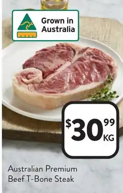 Foodworks Australian Premium Beef T-Bone Steak offer