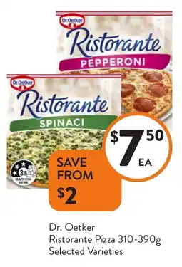 Foodworks Dr. Oetker Ristorante Pizza offer