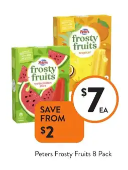 Foodworks Peters Frosty Fruits offer