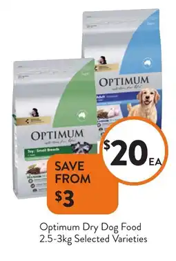 Foodworks Optimum Dry Dog Food offer