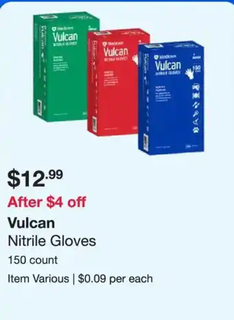 Costco Vulcan Nitrile Gloves offer