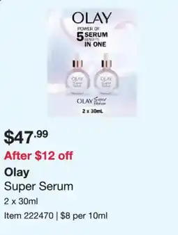 Costco Olay Super Serum offer