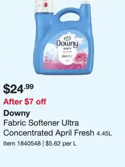 Costco Fabric Softener Ultra Concentrated April Fresh offer