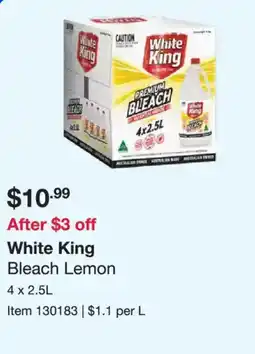 Costco White King Bleach Lemon offer