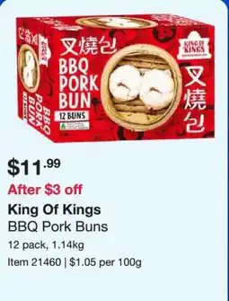 Costco King Of Kings BBQ Pork Buns offer