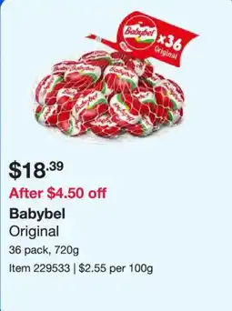 Costco Babybel original offer