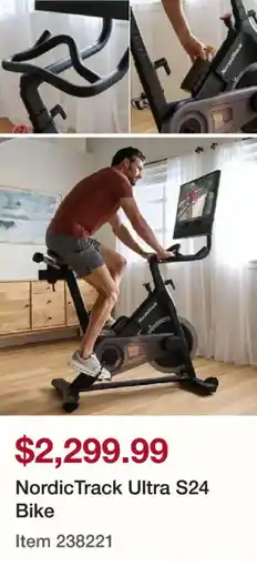 Costco NordicTrack Ultra S24 Bike offer