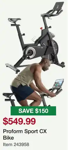 Costco Proform Sport CX Bike offer