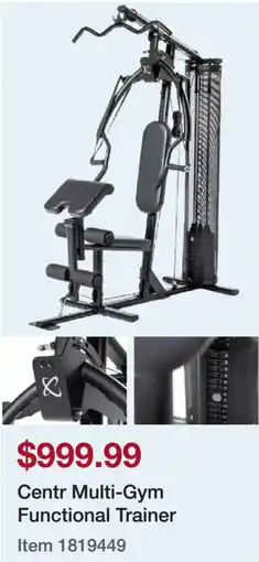 Costco Centr Multi-Gym Functional Trainer offer