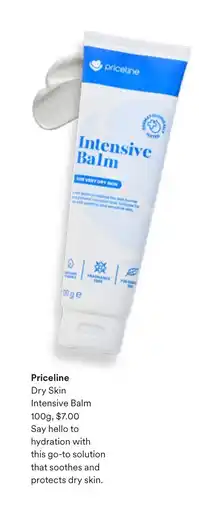 Priceline priceline Dry Skin Intensive Balm offer