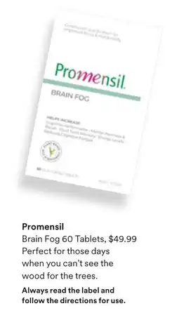 Priceline Promensil Brain Fog offer