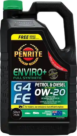 Autopro Penrite Enviro+ G4-FE 0W-20 offer