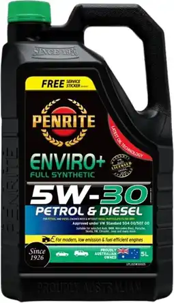 Autopro Penrite Enviro+ 5W-30 offer