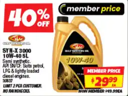 Autobarn Syn-x 3000 10w-40 offer