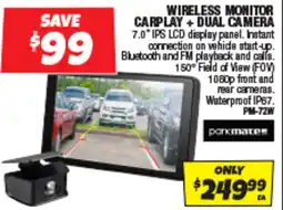 Autobarn Wireless monitor carplay + dual camera offer