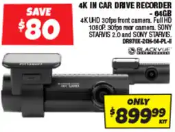 Autobarn 4k in car drive recorder - 64gb offer