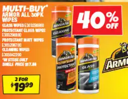 Autobarn Armor all 30pk wipes offer