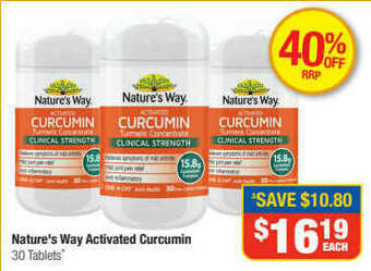 Direct Chemist Outlet Nature's Way Activated Curcumin offer