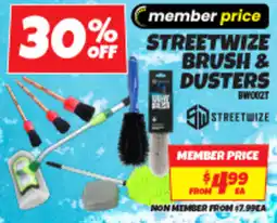 Autobarn Streetwize brush & dusters offer