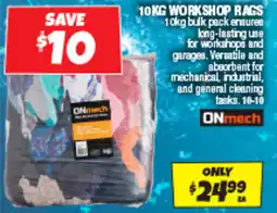 Autobarn Workshop rags offer