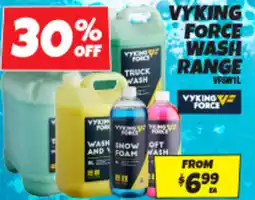 Autobarn Vyking force wash range offer