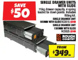 Autobarn Single drawer units with slide offer