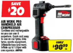 Autobarn Air work pro handheld air compressor offer
