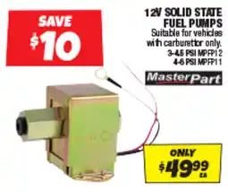 Autobarn 12v solid state fuel pumps offer