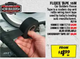 Autobarn Fleece tape offer