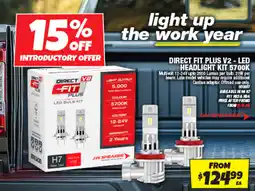 Autobarn Direct fit plus v2 - led headlight kit 5700k. offer